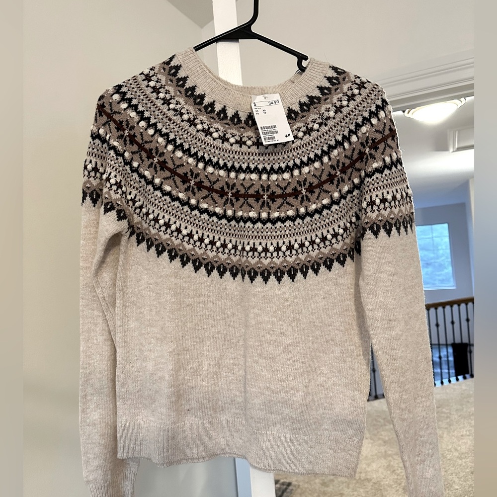 H&M Fair Isle Sweater